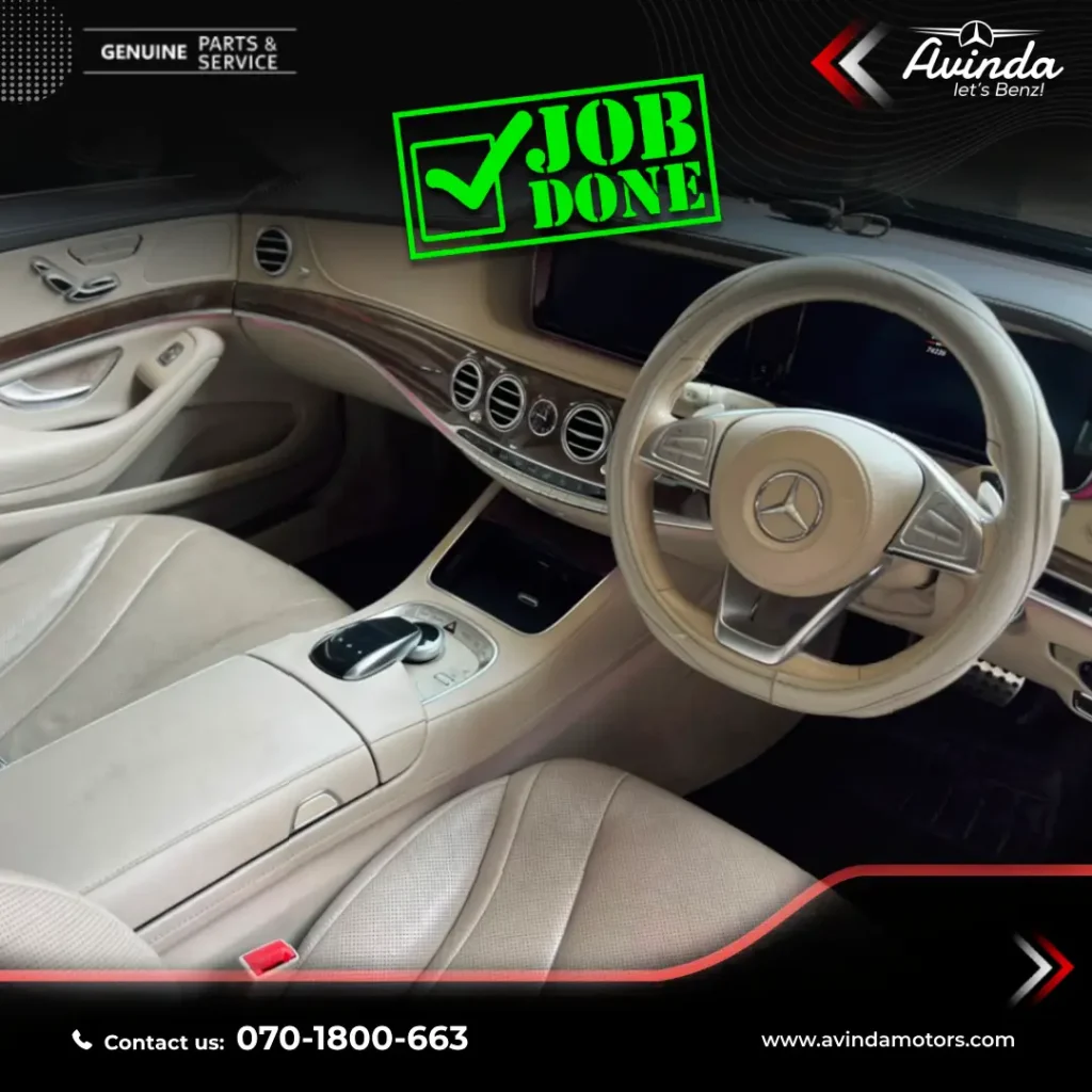 Mercedes-Benz S400 W222 center console touchpad replacement service in Colombo.